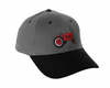 Farmall Super H Charcoal Hat with Black Brim