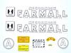 Farmall A Decal Set