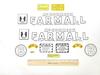 Farmall B Decal Set