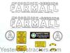 Farmall A Decal Set