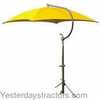 John Deere A Tractor Umbrella with Frame & Mounting Bracket - Yellow