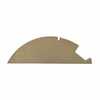 John Deere 4650 Front Headliner Piece, Brindle Brown Vinyl with Plastic Back