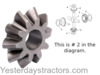 Massey Ferguson 175 Differential Pinion Gear