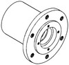 Oliver 1855 Front Wheel Hub, 6 Bolt