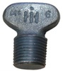 Farmall 300 Water Block Drain Plug, Winged