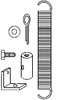 Farmall 1206 Clutch Release Bearing Return Kit