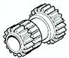 Oliver 1370 Reverse Gear, Idler Shaft, Transmission