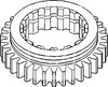 Allis Chalmers 190XT Sliding Gear Transmission Mainshaft