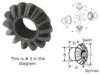 Massey Ferguson 165 Differential Gear