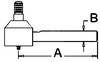 Massey Ferguson 135 Drag Link End, Front