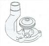 John Deere 630 Water Pump, 3\8 in. pulley