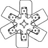 John Deere 440 Fan, 6 Blade