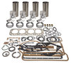 Farmall M Basic Engine Overhaul Kit, Less Bearings with Flat Head Pistons