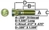 Ford 900 Front Wheel Stud Bolt