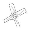 Ford 4000 Fan Blade - 4 Blade