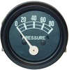 Ford 900 Oil Pressure Gauge, 80 Pound, Black