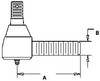 Case 430 Tie Rod End, RH