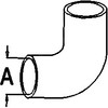 Oliver 66 Radiator Hose, Upper