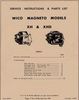 Oliver Super 55 Magneto, Wico XH and XHD, Service and Parts Manual