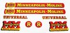 Minneapolis Moline R Decal Set