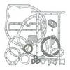 Massey Ferguson 35 Bottom Gasket Set