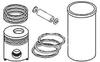 Farmall B Sleeve and Piston Kit 3 1\8 Bore