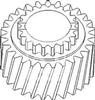 John Deere 830 Transmission Countershaft Low Range Gear