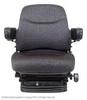 Farmall Super H Seat, Air Suspension, Black Leatherette, Universal