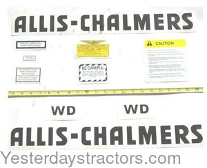 Allis Chalmers WD Decal Set ACWDB