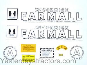 Farmall A Decal Set IHCA