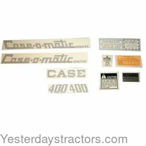 Case 400 Case 400 Decal Set 100388