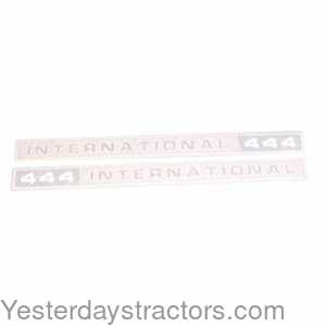 Farmall 444 International 444 Hoods Decal Set 100975