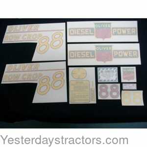 Oliver 88 Oliver 88 Row Crop Decal Set 102825