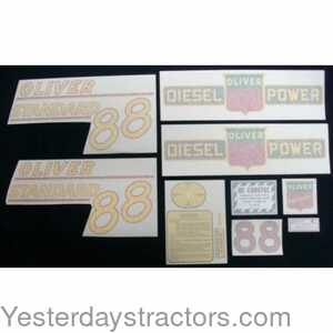 Oliver 88 Oliver 88 Standard Decal Set 102829