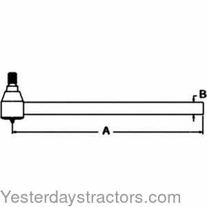 Massey Ferguson 699 Cylinder End 105190