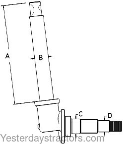 Oliver Super 55 Spindle 106463A