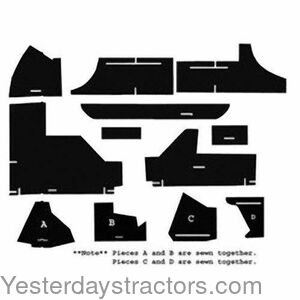 John Deere 4430 Cab Foam Kit R0135