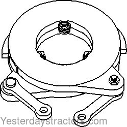 Minneapolis Moline M602 Brake Actuating Assembly 10P850