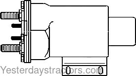 Oliver 2255 Starter Solenoid 1119879