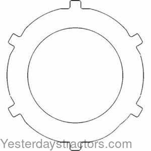 John Deere 4430 Independent PTO Clutch Plate 117042