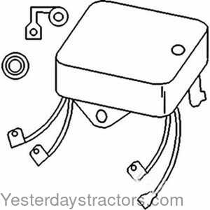 Ford 6600 Voltage Regulator - 12 Volt 127002