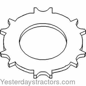 John Deere 6400 Clutch Plate - 4.500 inch I.D. 127118