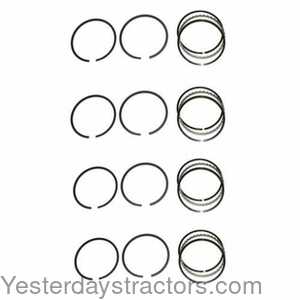 Farmall Super C Piston Ring Set - 3.1875 inch Bore - 4 Cylinder 128884