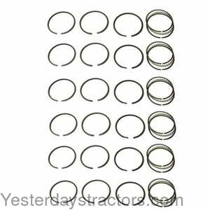 Allis Chalmers B Piston Ring Set - Standard - 6 Cylinder 128893