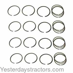 Ford Super Major Piston Ring Set - Standard - 4 Cylinder 129083