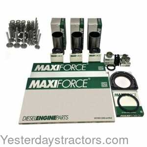 Massey Ferguson 35 Engine Rebuild Kit with Valve Train - Less Bearings - ESN 1935854-later 130866