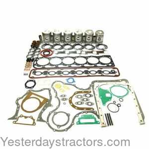 Ford 8210 Engine Rebuild Kit - Less Bearings - .020 inch Oversize Pistons - 8\76-3\86 131059