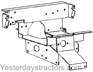 Massey Ferguson 40E Battery Platform Assembly 1474522M93