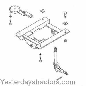 John Deere 4010 Saddle Assembly 152012