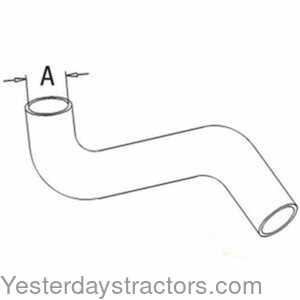 Massey Ferguson 165 Radiator Hose - Lower 159480